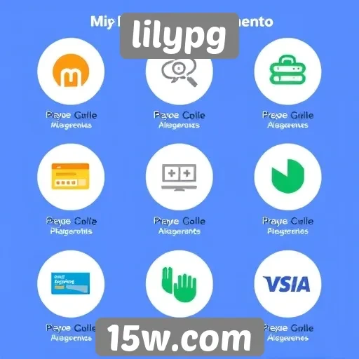 Comparação de métodos de pagamento no lilypg